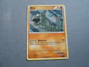 Carte Pokémon - HeartGold SoulSilver - Déchainement 57/95 Onix PV90 - FR - Picture 1 of 3