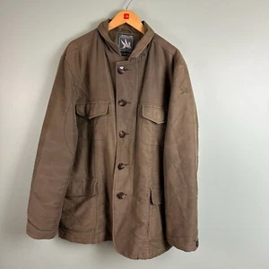I Spiewak and Sons Meade Field Jacket Mens XXL Brown Thinsulate Military Hooded - Picture 1 of 10