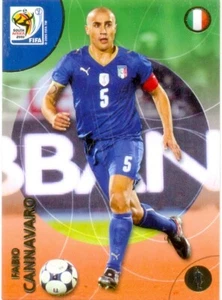 Tarjeta 125 de la Copa Mundial de la FIFA 2010 PANINI - ITALIA - Fabio Cannavaro - Imagen 1 de 1