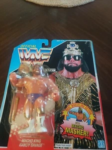 WWF WWE 1990 “MACHO KING” Hasbro Series 2 VERY LIMITED SUMMER SLAM Macho Man P4 - Picture 1 of 12