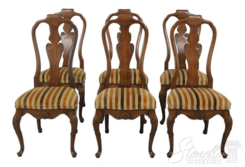 L56977EC: Set Of 6 KARGES English Style Dining Room Chairs Cover