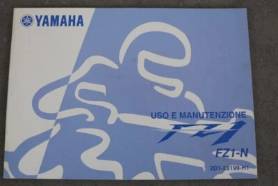 Yamaha FZ1-N USO E MANUTENZIONE "2006" Italienisch Handbuch - Bild 1 von 3