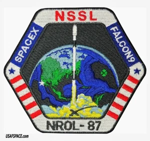 Authentic NROL-87 SPACEX FALCON 9 USSF DoD NRO Satellite Mission Employee PATCH - Picture 1 of 3