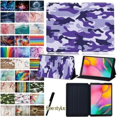 Feather Leather Case Stand Cover For Samsung Galaxy Tab A11 8.7''/A11+ 11'' 2025 - Image 1 of 4