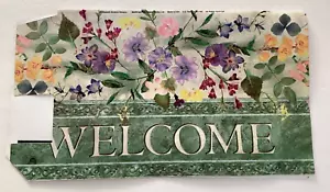 Magnetic Mailbox Cover Mail Wraps by Magnet Works Welcome Flowers - Picture 1 of 3