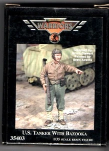 WARRIORS SCALE MODELS 35403 - U.S. TANKER WITH BAZOOKA - 1/35 RESIN KIT - Imagen 1 de 1