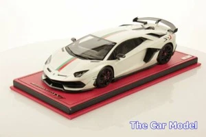 Clearance MR Lamborghini Aventador SVJ White Bianco, Italian Design 16 pcs 1/18 - Picture 1 of 7