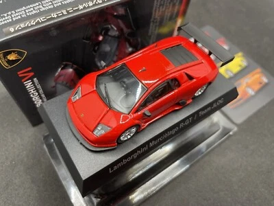 Kyosho 1/64 Lamborghini collection6 Murcielago R-GT Team JLOC Red diecast 75C1 - Image 1 of 4