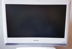 Monitor Tv Pc computer Toshiba bianco 19" 19AV616DG - Foto 1 di 10