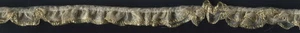 3/4" GOLD DOUBLE ORGANZA RUFFLE FABRIC TRIM 38 YARDS - Picture 1 of 1