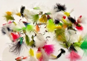 Assorted Fishing Flies Lures Buzzers Etc Fly Fishing Salmon Fishing 25/50/75 - Picture 1 of 4