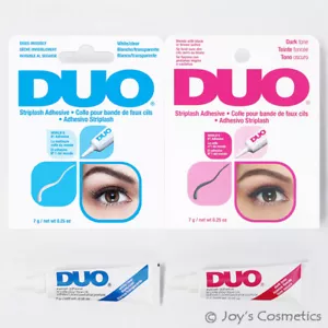 2 DUO Striplash Adhesive Eyelash Glue Set "DUO568034 White + DUO568044 Dark" - Picture 1 of 4
