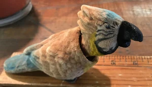 Cabeza de bobble de plástico guacamayo loro pájaro de colección - flocada rara 6"" de largo - Imagen 1 de 12