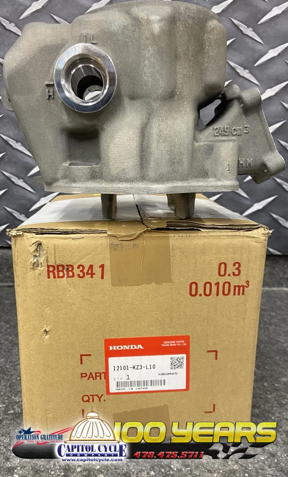 12101-KZ3-L10 OEM HONDA 2001 CR250R CYLINDER A - Изображение 1 из 4