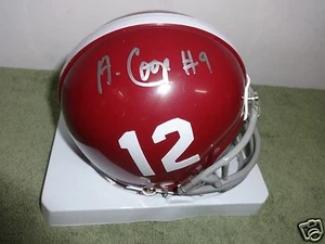 AMARI COOPER ALABAMA CRIMSON TIDE SIGNIERTER MINIHELM MIT COA - Bild 1 von 2