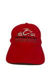 Embroidered Choppers Motorcycles 10th Anniversary Red Hat Size L-XL