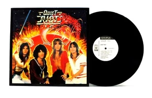 QUIET RIOT / SUPER CLEAN & RARE 1973 JAPAN orig. WHITE LABEL PROMO w/ inserts - Imagen 1 de 10