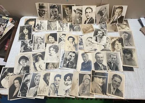 FOTOS PUBLICITARIAS DE ACTORES DE PELÍCULAS SILENCIOSAS Y TALKIES colección ESTATE 1920-30 + AUTOS - Imagen 1 de 12