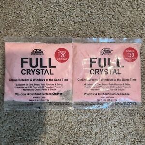 Fuller Brush FBFCRE-6 Full Crystal Powder Exterior Window Cleaner - 2 Packs of 4