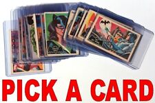 BATMAN - black bat pink back 1966 gum trading cards - PICK A CARD
