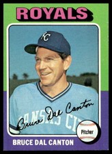 1975 Topps #472 Bruce Dal Canton Kansas City Royals NR-MINT