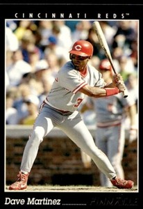 1993 Pinnacle Dave Martinez Cincinnati Reds #132