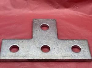 4 Hole T Connection Plate For Unistrut - Picture 1 of 2