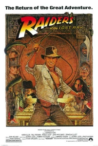 INDIANA JONES RAIDERS OF THE LOST ARK HARRISON FORD POSTER - GROSS 24 x 36 - Bild 1 von 1