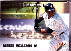2002 Geniune Leaders #GL9 BERNIE WILLIAMS - Bild 1 von 2