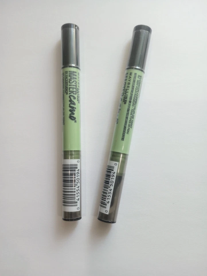 Maybelline Mastercamo Color Correcting #10 Green for Redness Lot Of 2 - Image 1 of 1