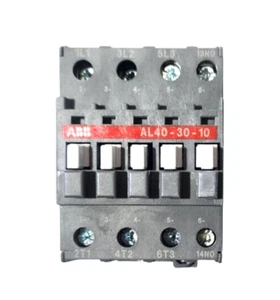 Nuevo ABB AL40-30-10-80 3 POLOS, 60 AMPERIOS, CONTACTOR NO INVERSO 12VDC, 1NO AUXILIAR - Imagen 1 de 8