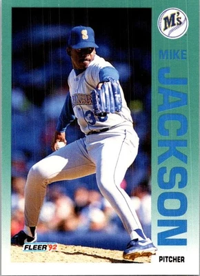 1992 Fleer #282b Mike Jackson - Image 1 of 2