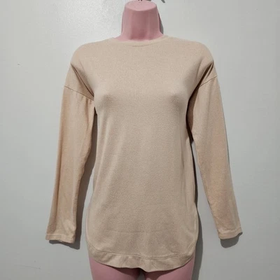 Lee - Suéter Pullover De Gran Tamaño Manga Larga Cuello Redondo Tejido - Talla S - Rosa Foto 1 de 4