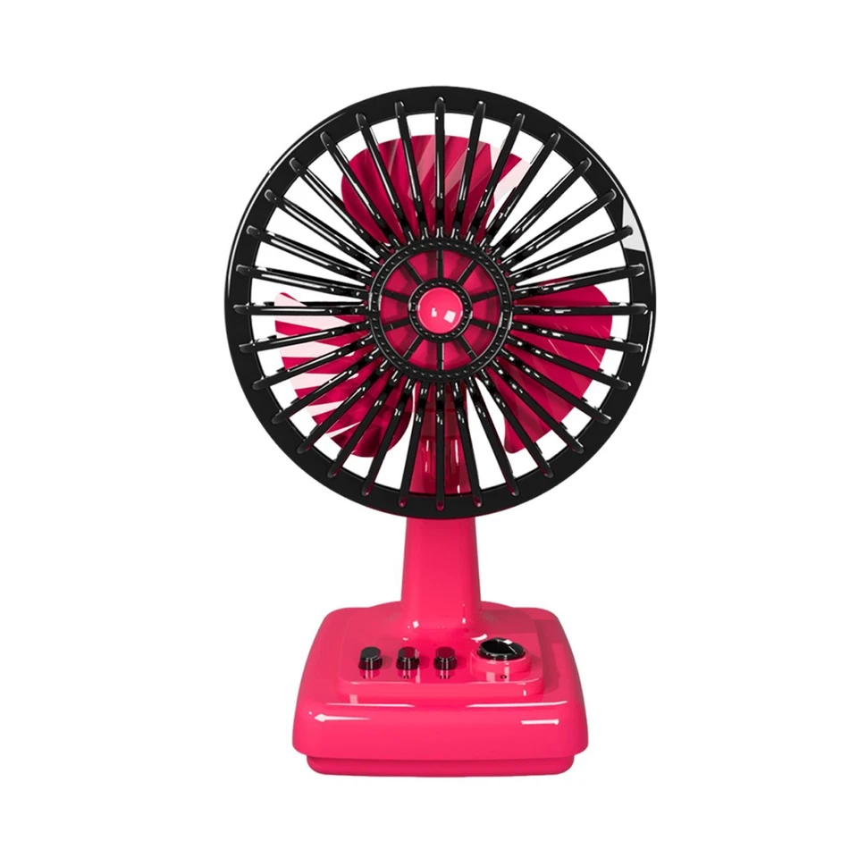 Portable Desk Fan, Compact Design, 3 Air Levels, Ideal for Bedroom Foto 1 de 1