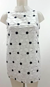 Tyler Boe High Neck Ruffle Floral Sleeveless Blouse SZ XS NWT $ 198 - Picture 1 of 5