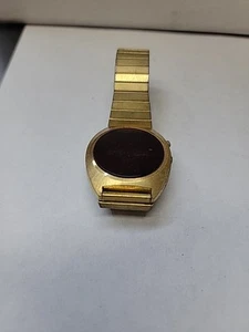 Vintage Novus 70er LED Herren Armbanduhr National Semiconductor Uhrwerk Teile Reparatur - Bild 1 von 2