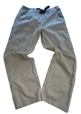 复古 Gramicci 女式裤子中号 x29 有机棉腰带弹性腰围 — 第 1/4 张图片