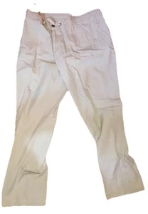 Patagonia Women's Pants Size 10 Beige Khaki Draw String Pockets Hiking Camping - Picture 1 of 1