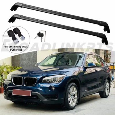 Barra transversal 2 piezas apta para BMW X1 E84 2010-2015 barra transversal techo portacargas bloqueable Foto 1 de 4