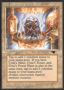 MTG English Urza's Power Plant (Pot) Light Play Normal Antiquities - Picture 1 of 1