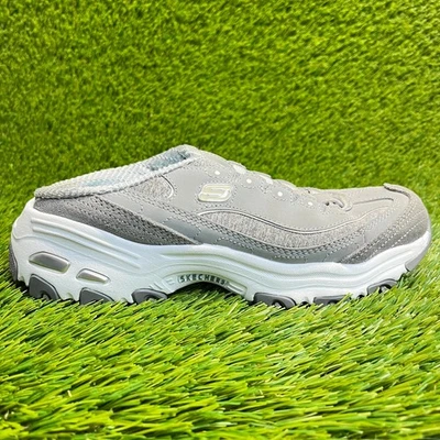 Zapatos deportivos sin cordones Skechers D'Lites resistentes para mujer talla 6 gris Foto 1 de 4