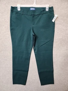 Old Navy Pixie Ankle Anzughose Damen 16 Petite Green Stretch NEU - Bild 1 von 8