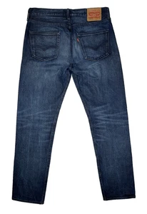 Levis 501 CT Customized Tapered Jeans Button Fly Dark Wash Herren Größe 33x32 Raw - Bild 1 von 10