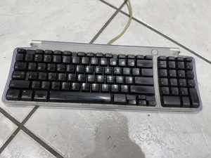 Vintage Apple USB Keyboard Bondi Blue / Teal iMac iBook Power Mac G3 G4 G5 M2452 - Picture 1 of 4