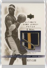 2003 Upper Deck Ultimate Collection Game Jersey /100 Jermaine O'Neal #JO-P Patch