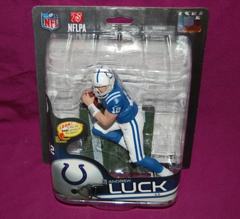 INDIANAPOLIS COLTS ANDREW LUCK #12 NFL SERIES 33 BRONZE CL 394/1500 ACTION FIGUR Cover