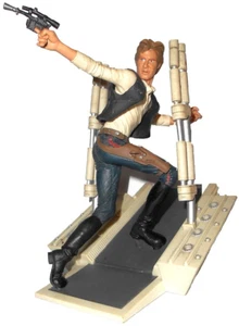 7 inch STAR WARS Unleashed 2003 HAN SOLO Complete 2004 1:10 scale millennium - Picture 1 of 5
