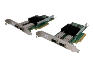 pair of Silicom PE210G2SPI9A-SR Dual Port 10GB SFP PCI-e Ethernet Cards - Photo 1/5