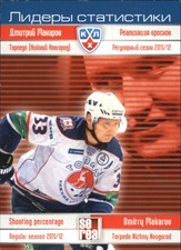 2012-13 Russian Sereal KHL Leaders Regular Season #LRS013 Dmitry Makarov 