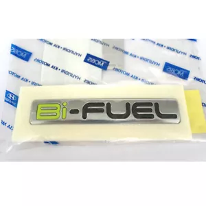 OEM Genuine Bi-FUEL Trunk tailgate Emblem for Kia PICANTO Ray - Imagen 1 de 2